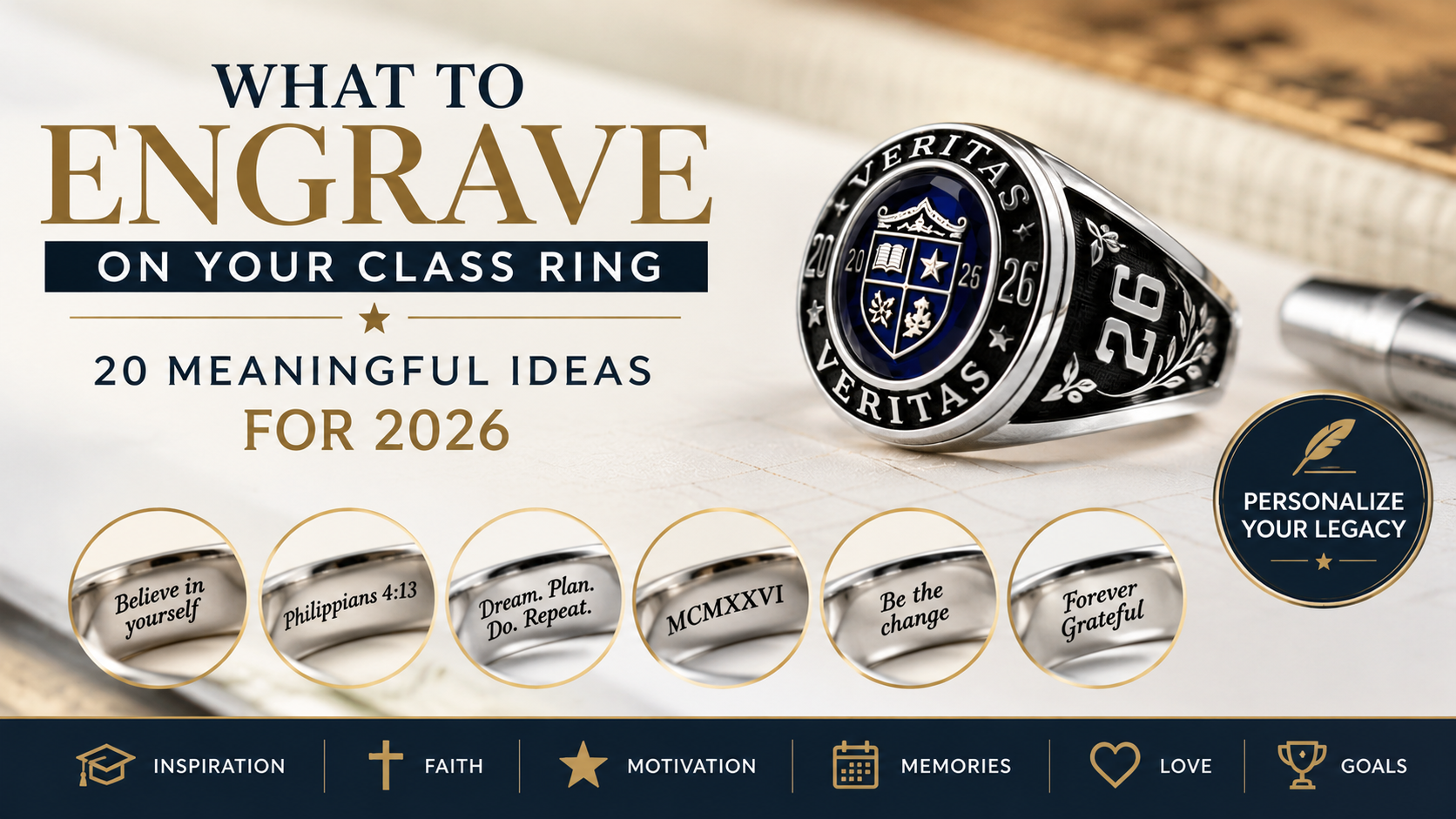 What to Engrave on Your Class Ring - 20 Meaningful Ideas for 2026