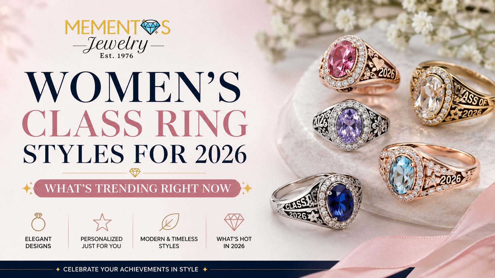 Women's Class Ring Styles for 2026 - What's Trending Right Now